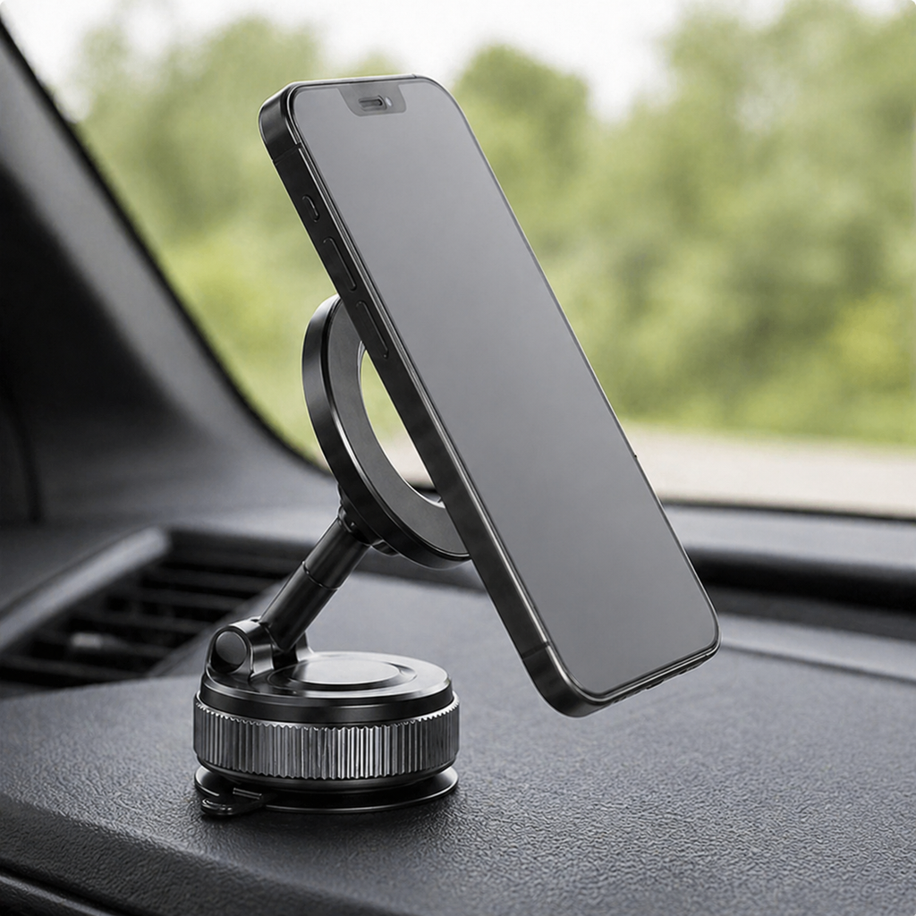 360° Magnetic Car Phone Holder – Secure & Stable